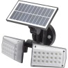MAURER Aplique Solar Led Doble Con Sensor de Movimiento/Crepuscular 450 Lumenes. Protección IP65