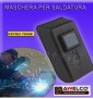 MASCHERA SCHERMO PVC PER SALDATURA AD ELETTRODI ECC SALDATRICE SALDATORE + VETRO