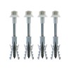 fissaggio per water bidet acciaio inox aisi430 4 pz