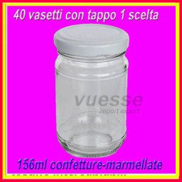 N°40 Vasetti in vetro 156ml...