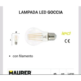 LAMPADINA LED FILAMENTO 7W...