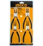 SET 4 PINZE PER ANELLI ELASTICI DI SICUREZZA
