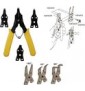 Pinza universale per anelli elastici 4 pz